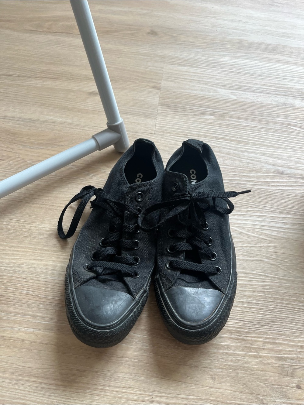 Converse Black Low-Top Canvas Sneakers